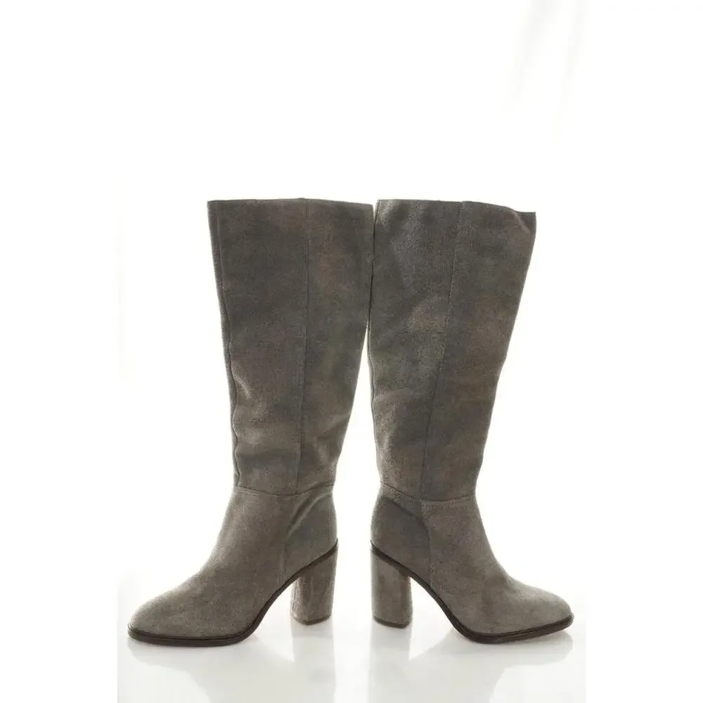 Vince Camuto Dameera Block Heel Dress Boots Women's Sz 8.5 M Shoes